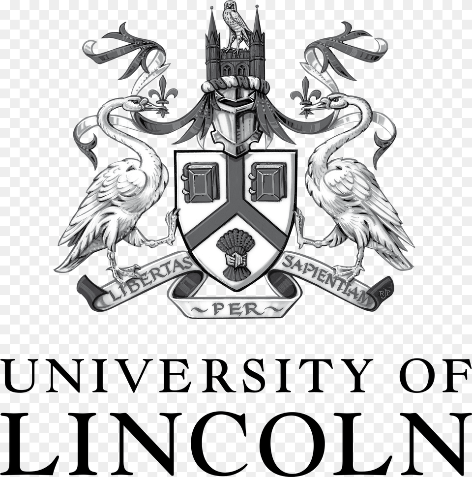 Lincoln University Uk Logo, Emblem, Symbol, Animal, Bird Png Image