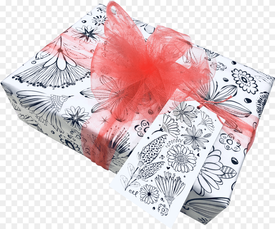 Lindageez Wildflower Printed Tissue Paper Gift Package Rose Free Png Download
