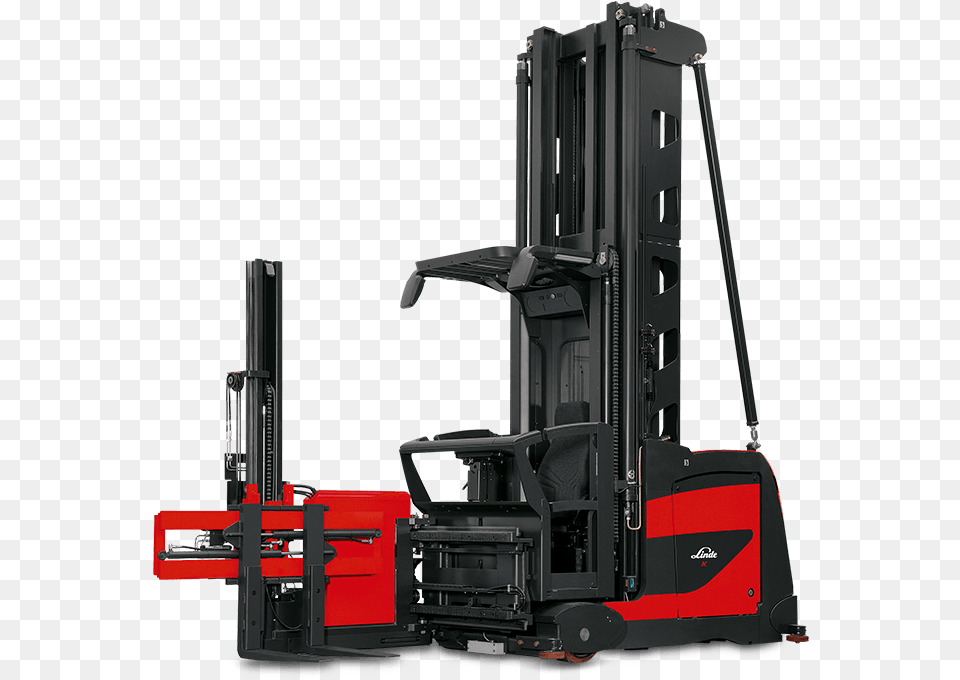 Linde K Series 5231 Man Up Electric Turret Trucks Vna, Machine, Forklift, Railway, Train Free Transparent Png