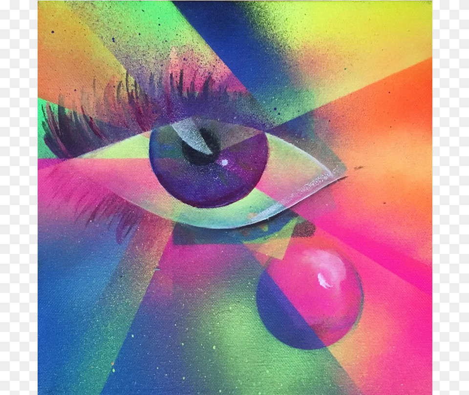 Lindsay Burck Eye Prism Light Art1 Canvas, Art, Graphics, Modern Art, Sphere Free Png Download