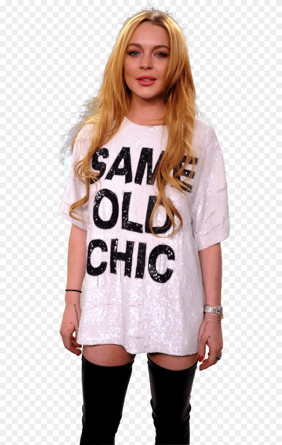 Lindsay Lohan Clipart Lindsay Lohan Transparent, Teen, T-shirt, Clothing, Person Free Png Download