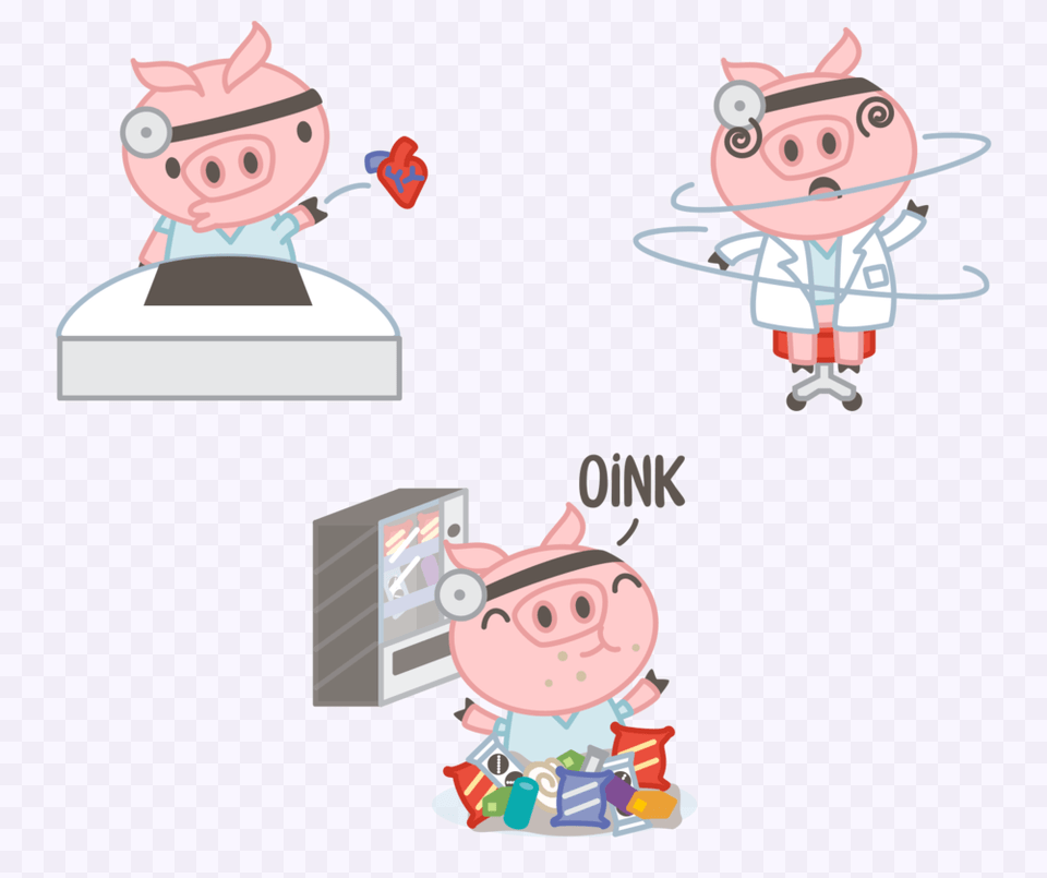 Lindsey Io Dr Piggers Stickerly Emoji Cartoon, Book, Comics, Publication Free Png Download