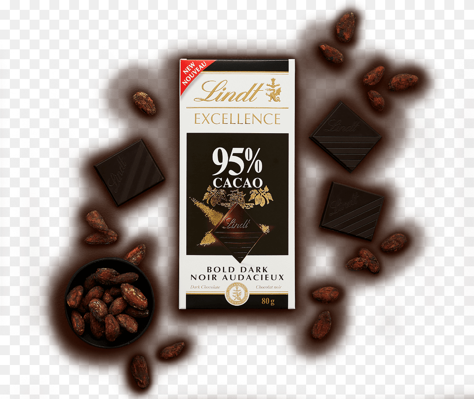 Lindt Excellence, Cocoa, Dessert, Food, Chocolate Png Image