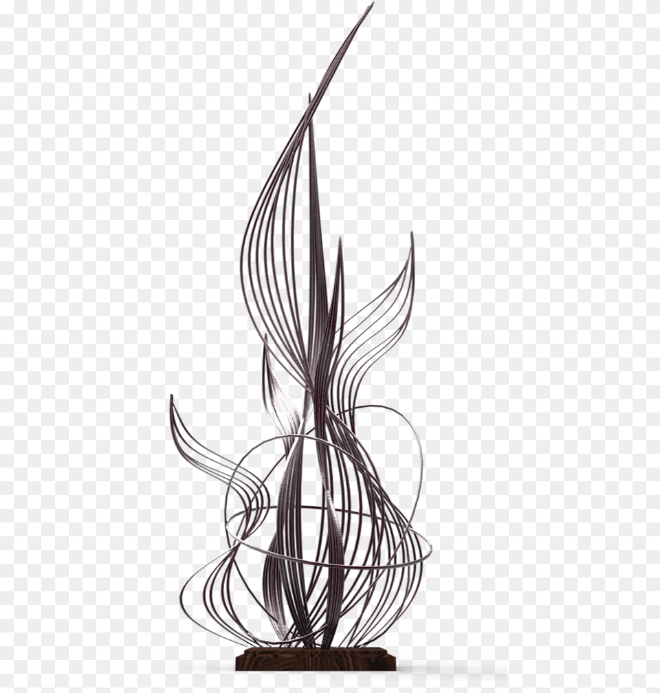 Line Actual The Lines In This Sculpture Define It They Vertical, Art, Modern Art, Lamp, Chandelier Png