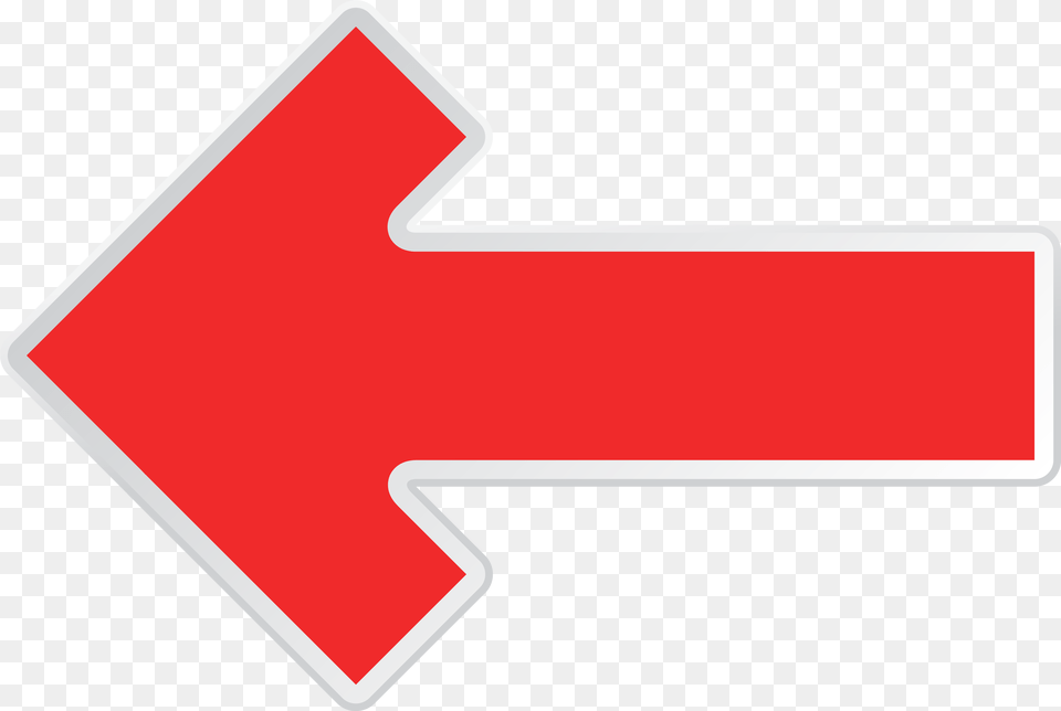 Line Area Angle Brand Red Arrow Transparent Background Left, Sign, Symbol, Logo, Road Sign Free Png