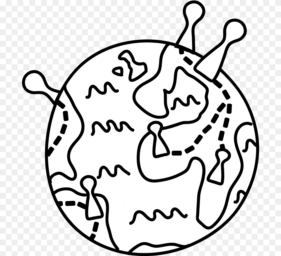 Line Art, Astronomy, Outer Space, Planet, Baby Free Png Download