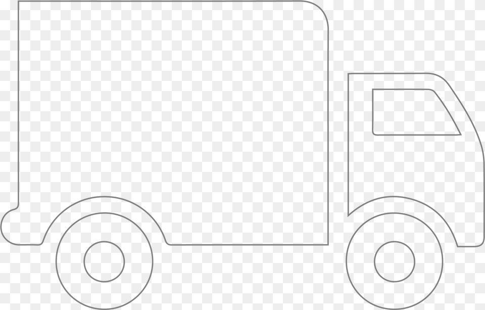 Line Art, Moving Van, Transportation, Van, Vehicle Free Png
