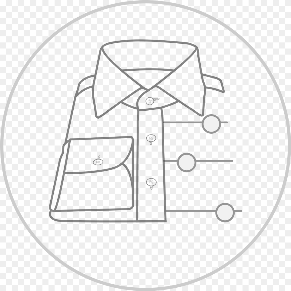 Line Art, Clothing, Shirt, Dress Shirt, Disk Png Image