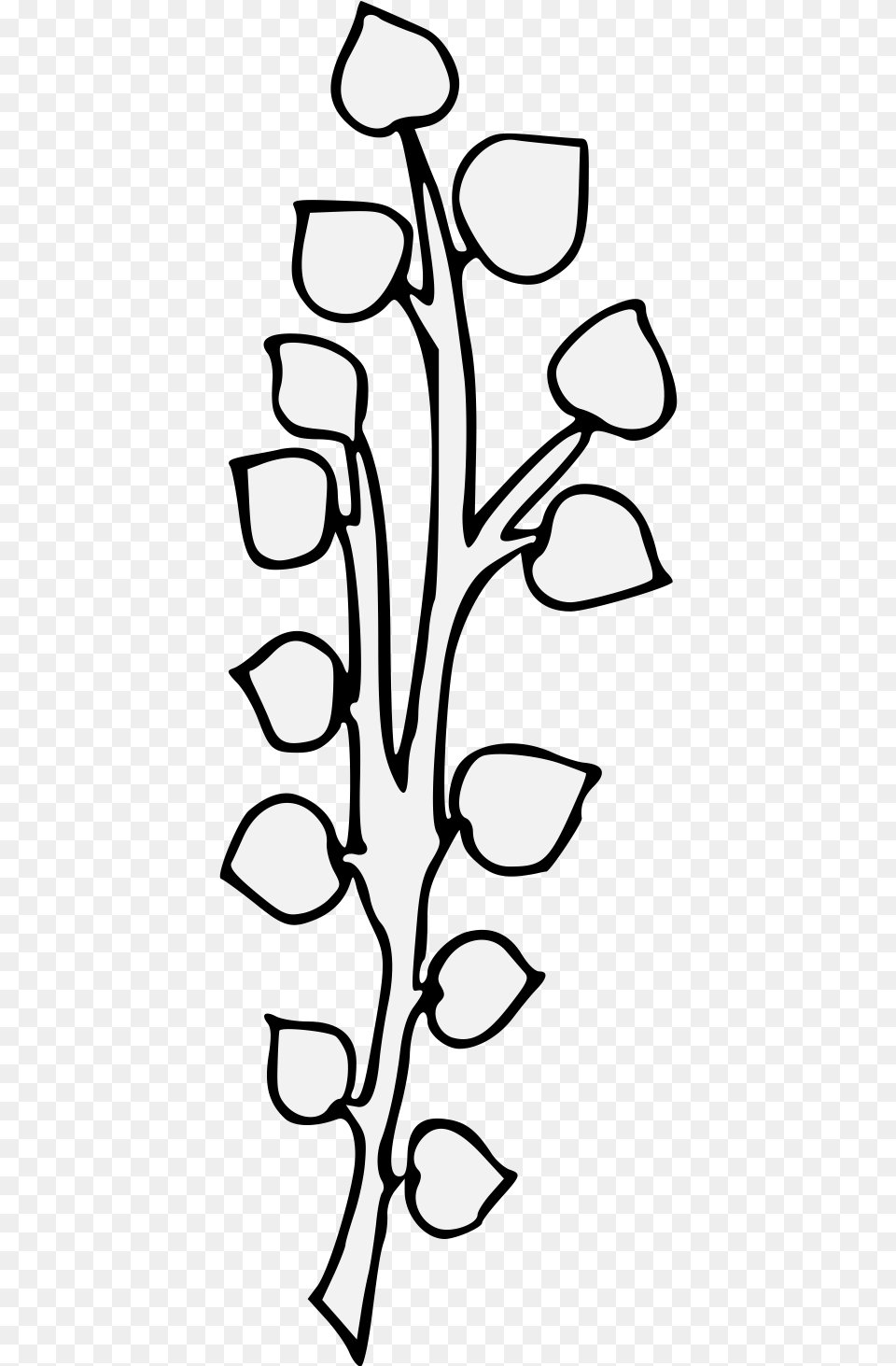 Line Art, Stencil, Flower, Plant, Silhouette Png