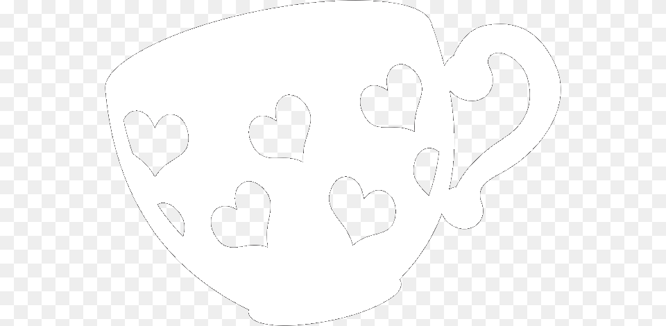 Line Art, Cup, Heart, Pottery Free Transparent Png