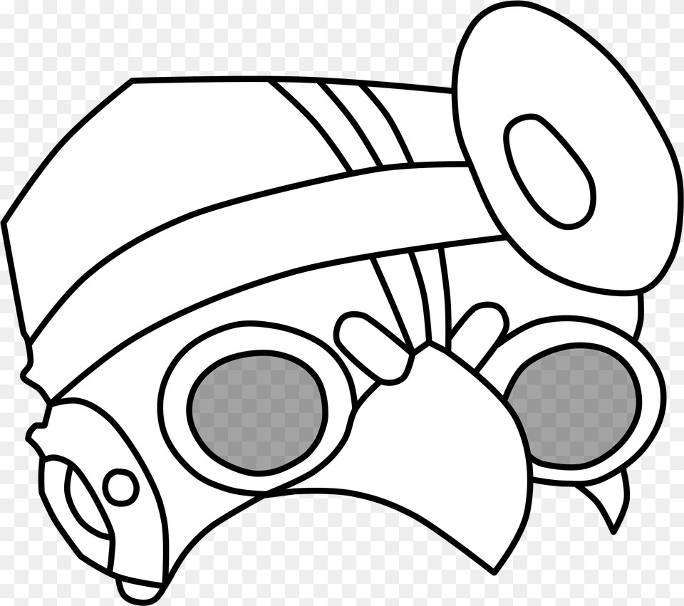 Line Art, Accessories, Goggles, Clothing, Hat Free Transparent Png