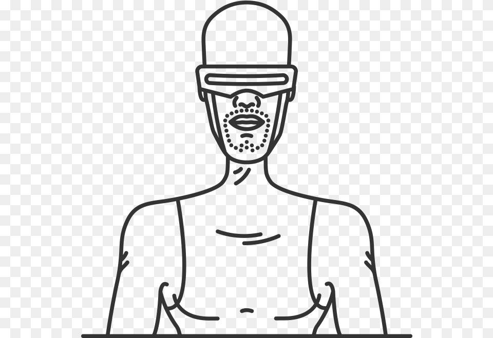 Line Art, Stencil, Adult, Male, Man Free Png Download