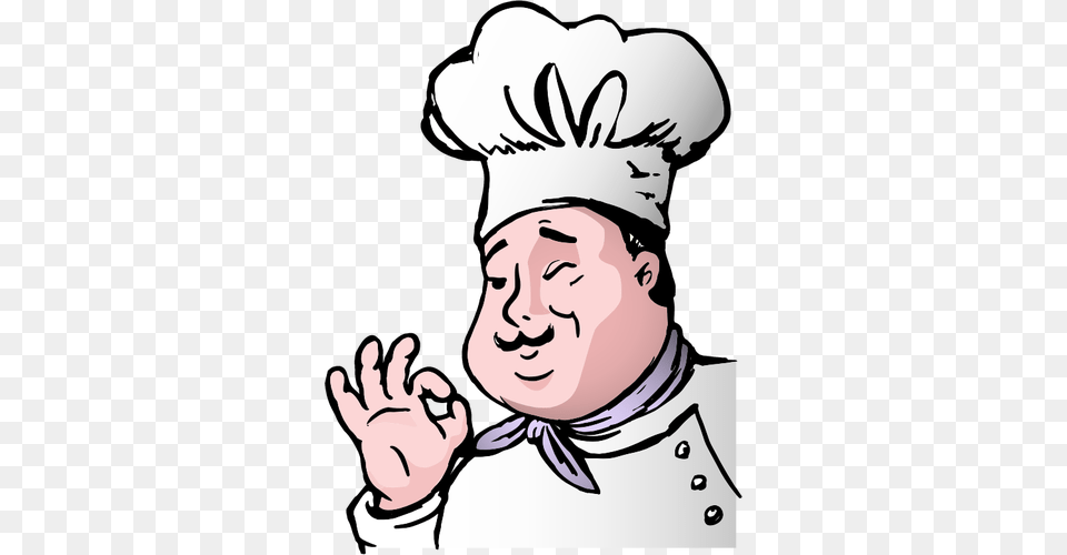 Line Art Clipart Chef, Baby, Person, Face, Head Free Png