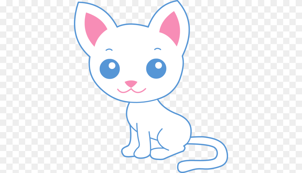Line Art Clipart Cute Cat, Animal, Pet, Mammal Free Png