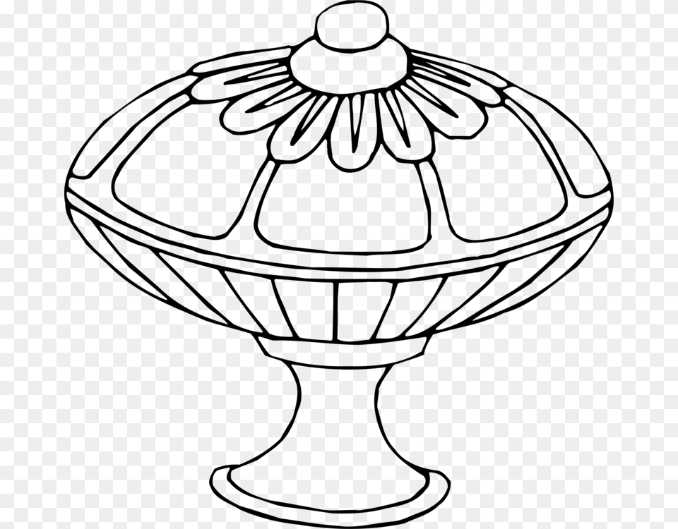 Line Art Drawing Pencil Black And White Vase, Gray Png