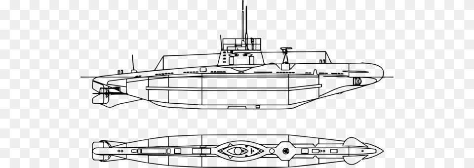 Line Art Drawing Submarine Ship Painting Submarine Line Art, Gray Png