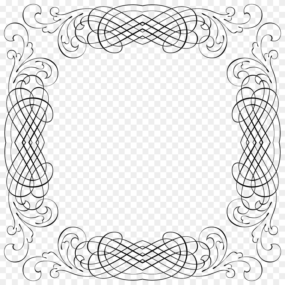 Line Art Frame 10 Clipart, Pattern, Home Decor Free Transparent Png