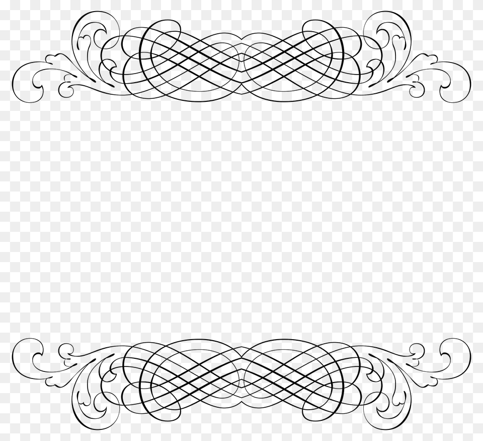 Line Art Frame 12 Clipart, Pattern Free Png