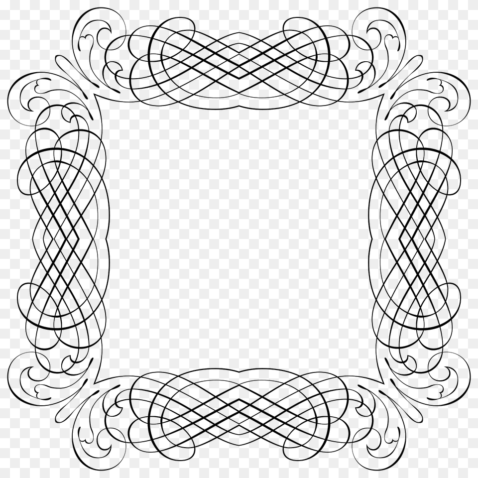 Line Art Frame 3 Clipart, Dynamite, Weapon, Knot Png