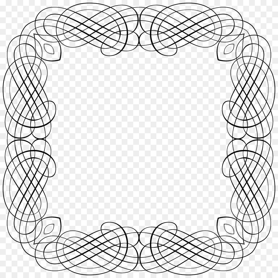 Line Art Frame 9 Clipart, Dynamite, Weapon, Knot Free Png