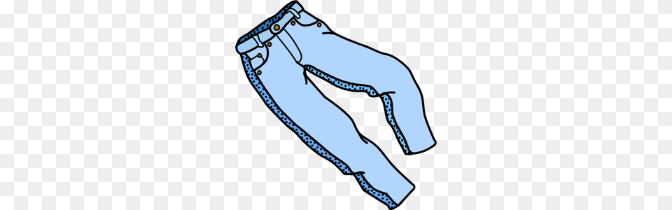 Line Art Free Clipart, Clothing, Jeans, Pants Png Image