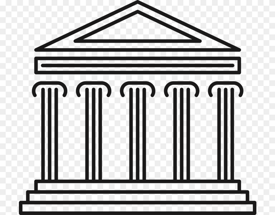Line Artancient Roman Architectureroman Temple, Architecture, Pillar, Building, Parthenon Free Png