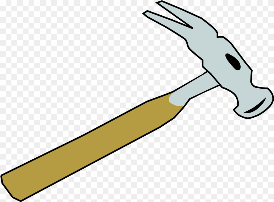 Line Artanglebeak Clipart Royalty Free Svg Cartoon Transparent Hammer, Device, Tool, Blade, Razor Png