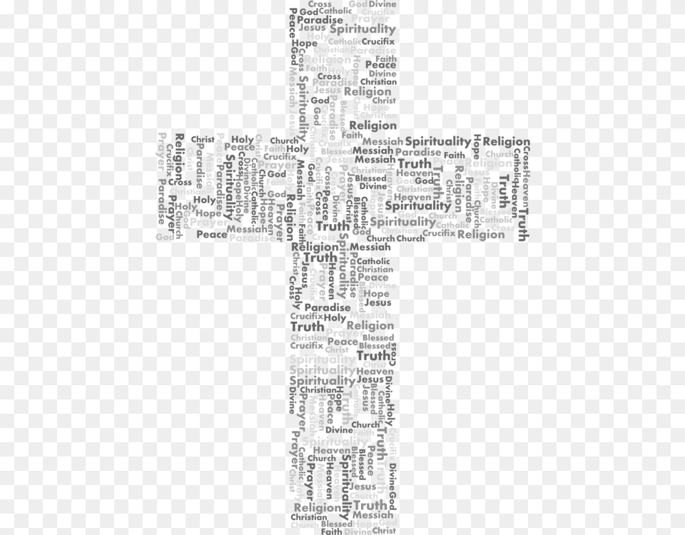Line Artareatext Design Of Cross Of Jesus, Symbol, Qr Code Free Transparent Png