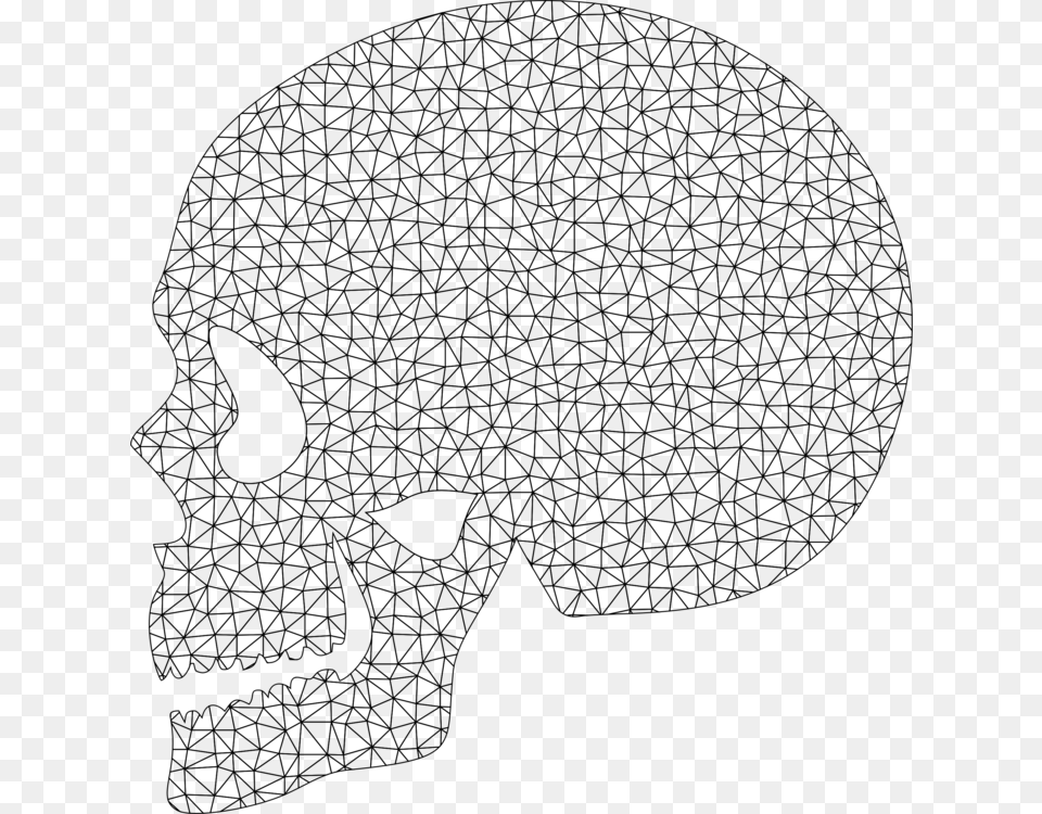 Line Artheadangle Structured Vs Unstructured Mesh, Gray Free Png