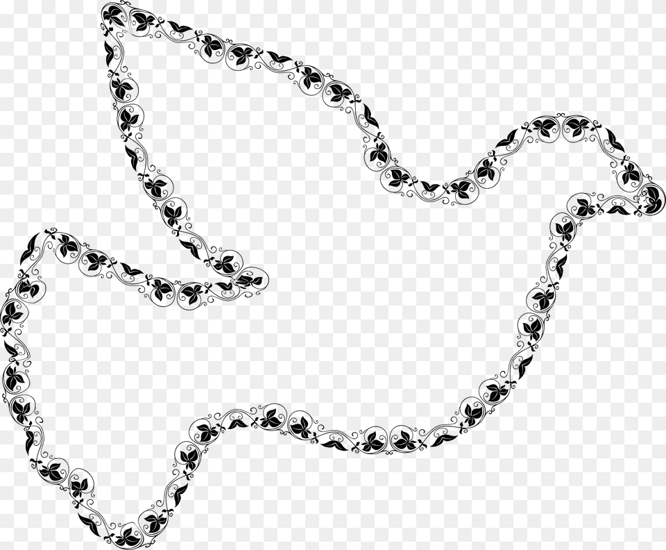 Line Artjewellerychain Peace Symbols, Gray Free Transparent Png