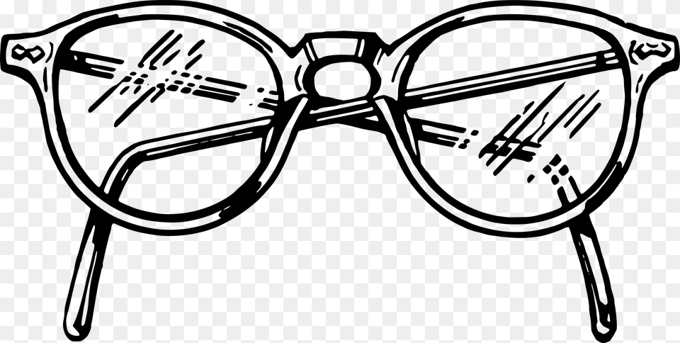 Line Artsunglassessymmetry Glasses Clipart, Gray Free Transparent Png