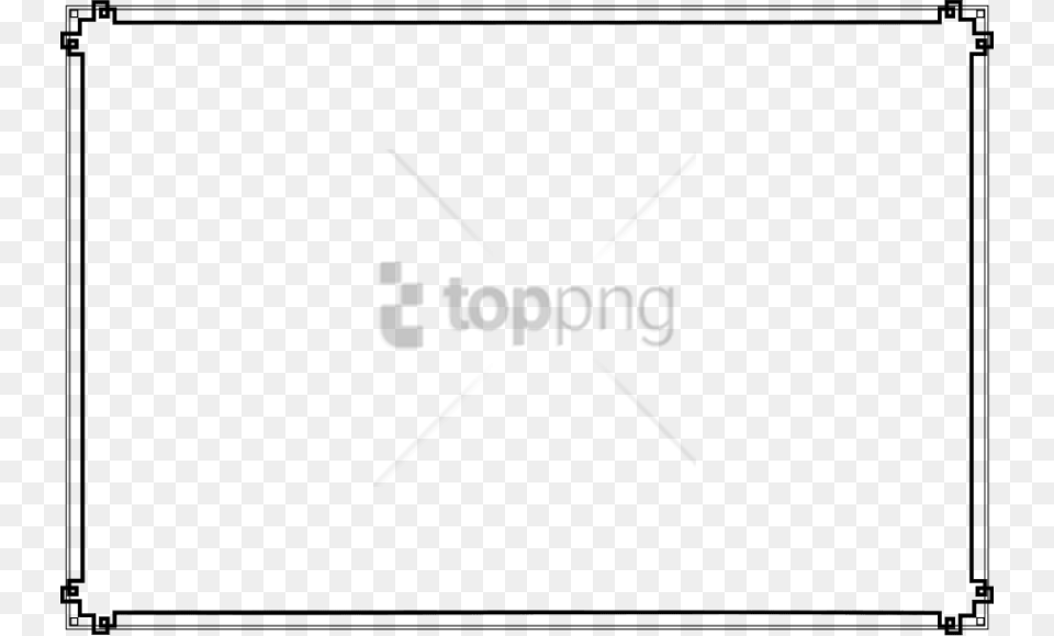 Line Borders Image With Certificate Of Excellence Template, Text Free Transparent Png