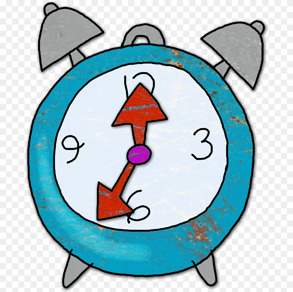 Line Clipart Drawing Melonheadz Clock Transprent, Alarm Clock, Person, Face, Head Png Image
