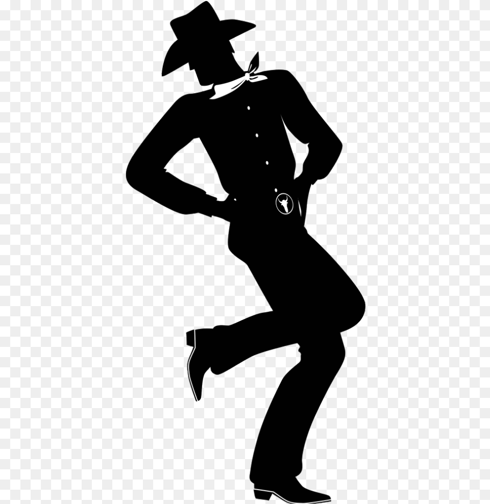 Line Dancing Couple Silhouette Silhouette Line Dancer, Person Free Png
