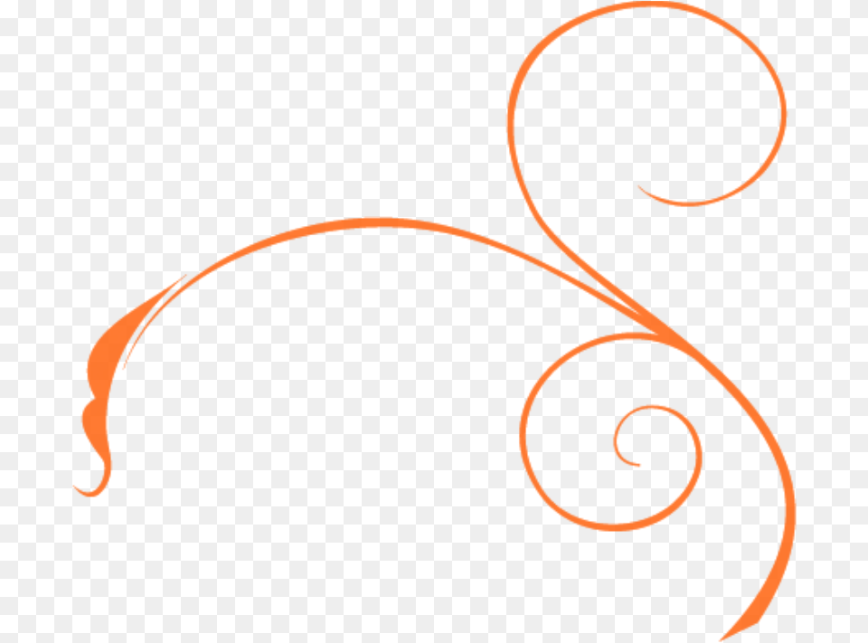 Line Designs Swirls Background Orange Swirl, Art, Floral Design, Graphics, Pattern Free Png Download
