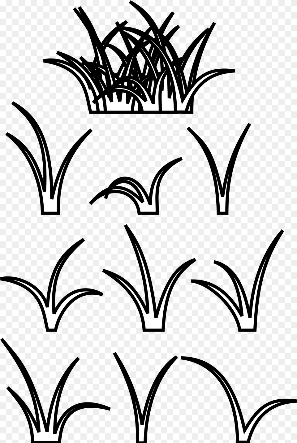 Line Drawing At Getdrawings Patches Of Grass Drawing, Stencil, Symbol, Logo, Batman Logo Png