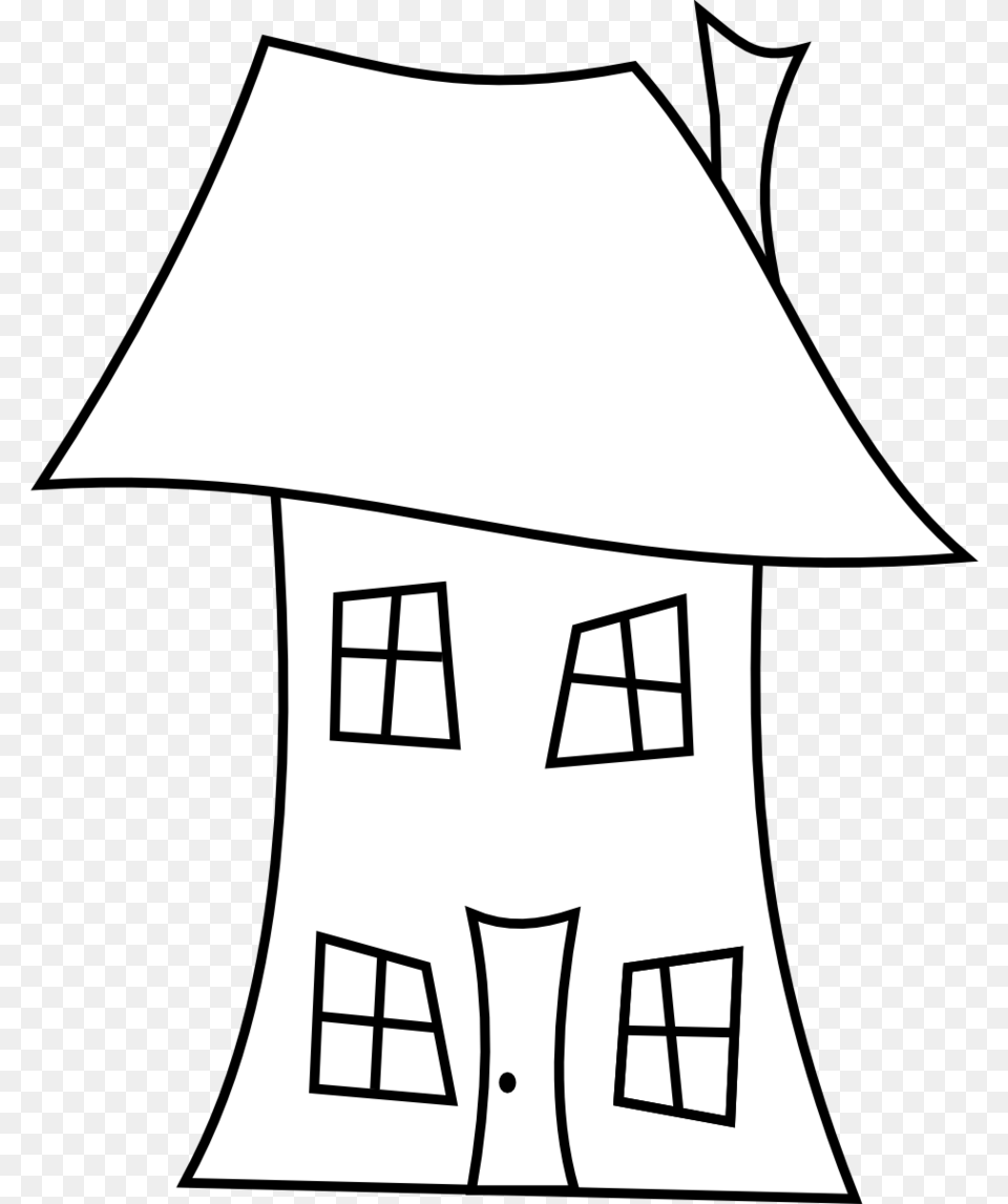 Line Drawing House Clipart Best Line Of Houses Cartoon, Lamp, Lampshade, Table Lamp Png Image