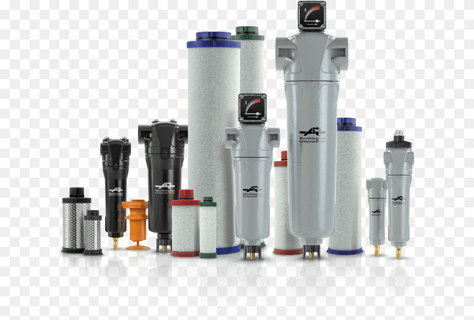 Line Filters Worthington Global Tipos De Filtros Aire Comprimido, Device, Bottle, Shaker Free Png