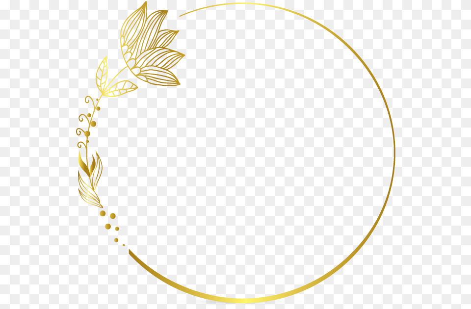 Line Flower Circle, Oval, Art, Floral Design, Graphics Free Png Download