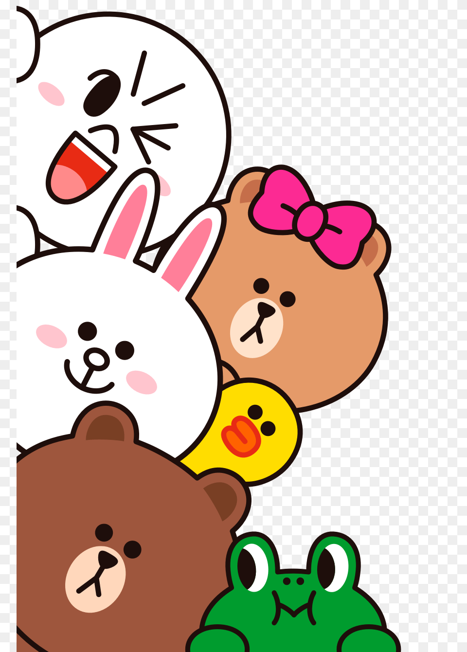 Line Friends Transparent Cartoon Line Friends Png