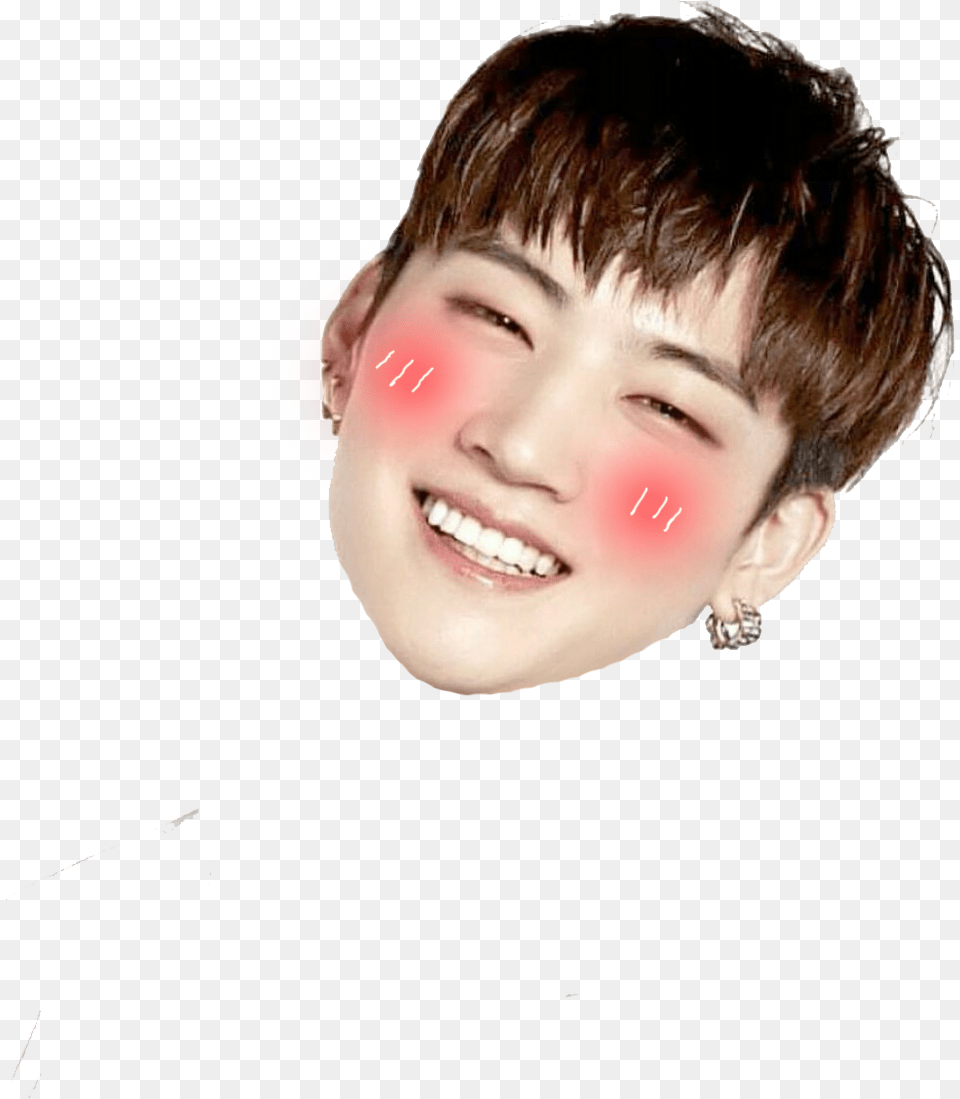 Line Got7, Face, Happy, Head, Person Free Png