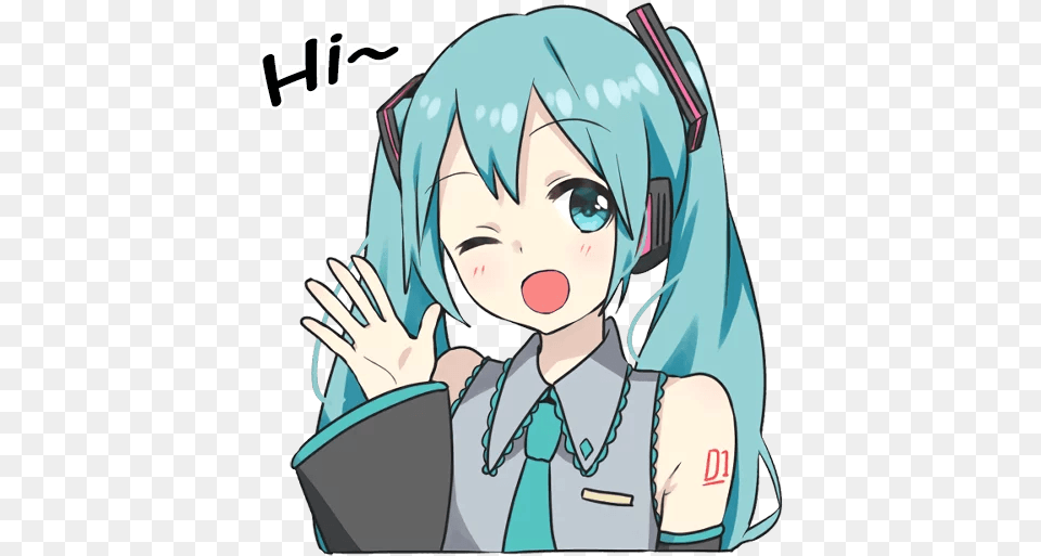 Line Hatsune Miku, Book, Comics, Publication, Adult Png