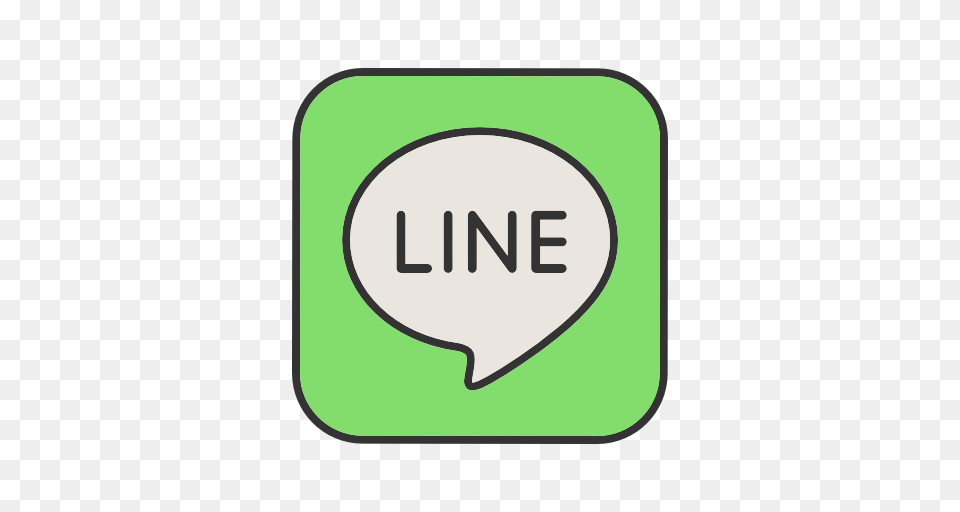 Line Icon Of Social Media Logos Ii Filled Line, Sign, Symbol, Logo, Sticker Free Png Download