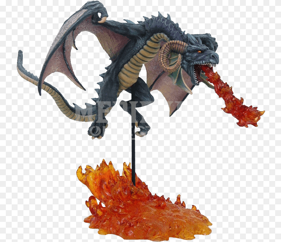 Line Of Fire Dragon Statue By Tom Wood Fire Dragon Statue, Animal, Dinosaur, Reptile Free Png