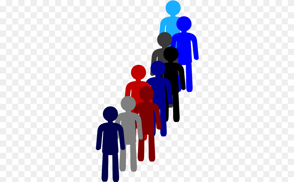 Line Of People Picture People In A Line Clipart, Person, Hat, Coat, Clothing Free Png
