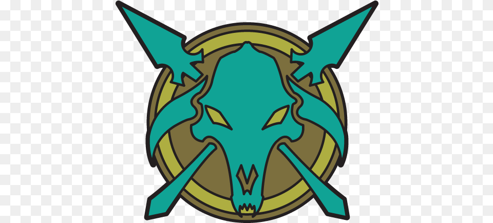 Line Of Sight War Machine Logo, Emblem, Symbol, Animal, Fish Free Png