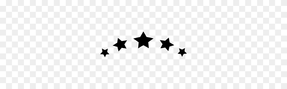 Line Of Stars Sticker, Star Symbol, Symbol Png