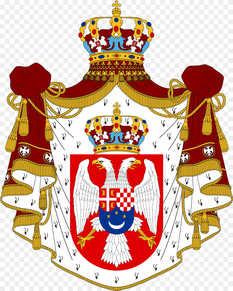 Line Of Succession To The Former Yugoslav Throne Wikipedia Kingdom Of Yugoslavia Flag, Animal, Bird, Emblem, Symbol Png