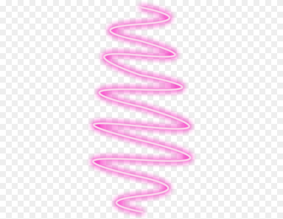 Line Pink Neon Tumblr Edit Pngedit Neon Pink Swirl, Coil, Light, Spiral Free Transparent Png