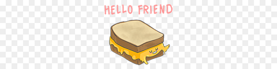 Line Stickers Melty The Delicious Grilled Cheese Free Download, Clothing, Hardhat, Helmet, Furniture Png Image